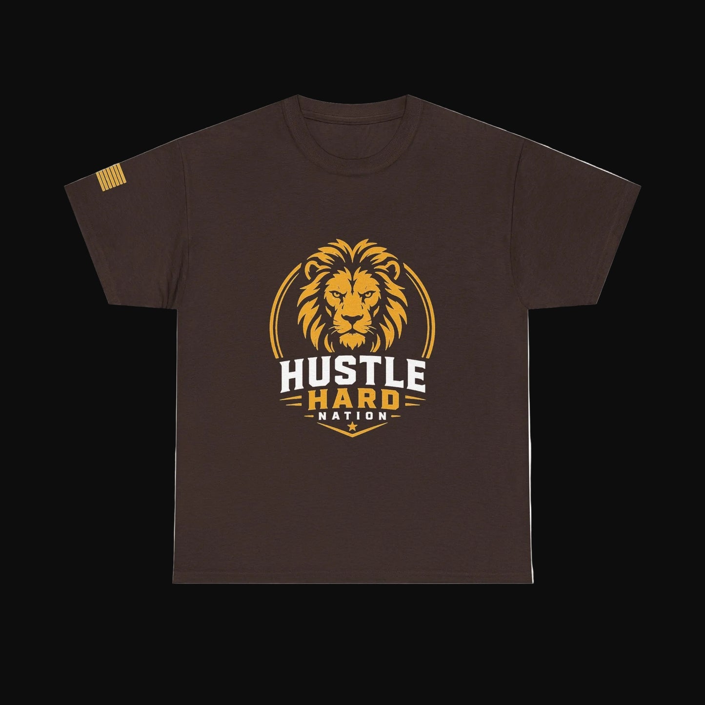 Hustle Hard Signature Lion Tee – Build. Hustle. Repeat.