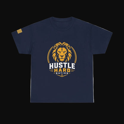 Hustle Hard Signature Lion Tee – Build. Hustle. Repeat.