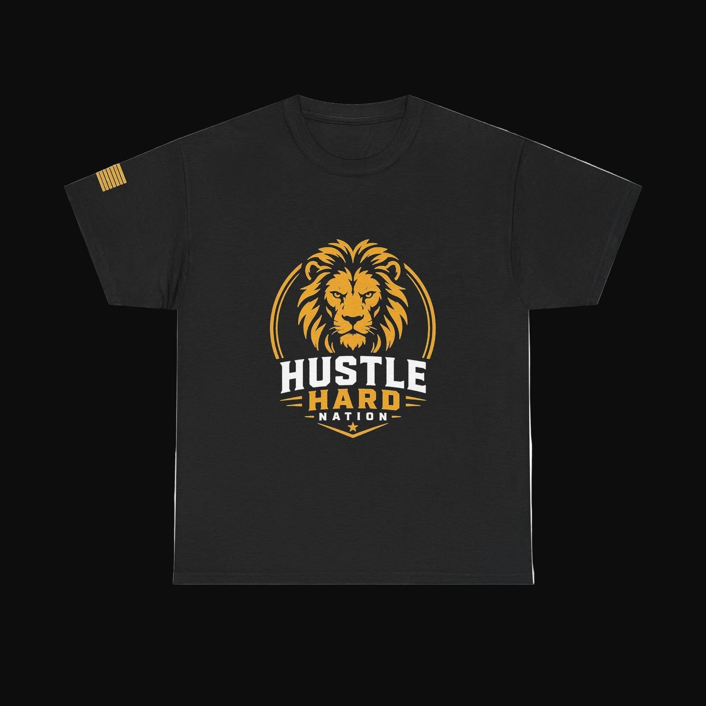 Hustle Hard Signature Lion Tee – Build. Hustle. Repeat.