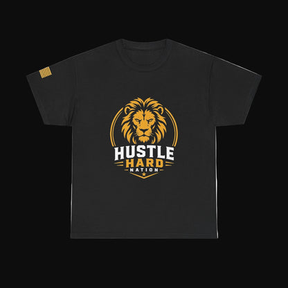 Hustle Hard Signature Lion Tee – Build. Hustle. Repeat.