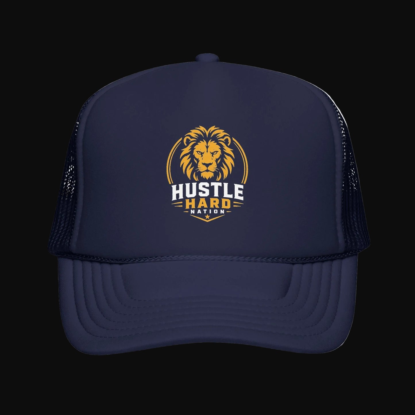 Hustle Hard™ Signature Lion Trucker Cap