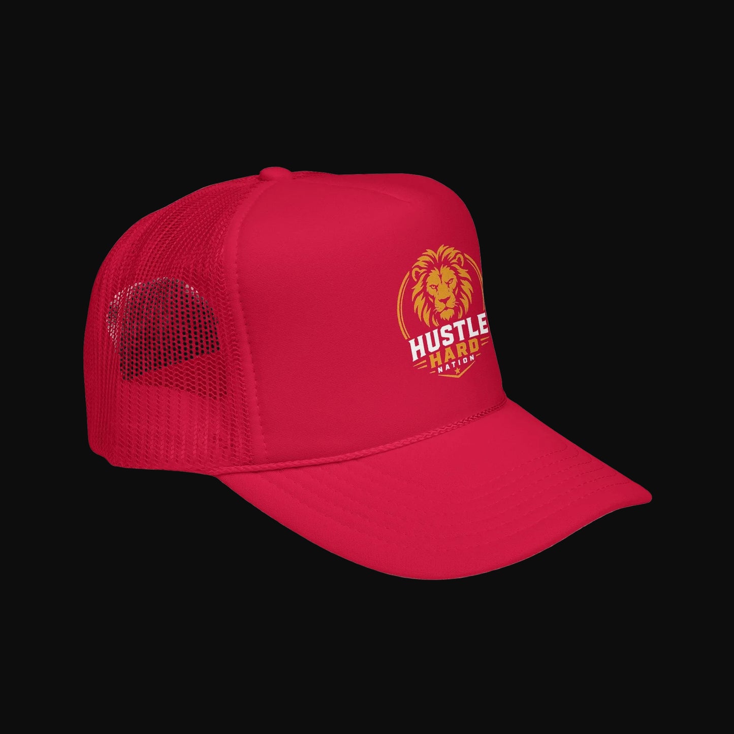 Hustle Hard™ Signature Lion Trucker Cap