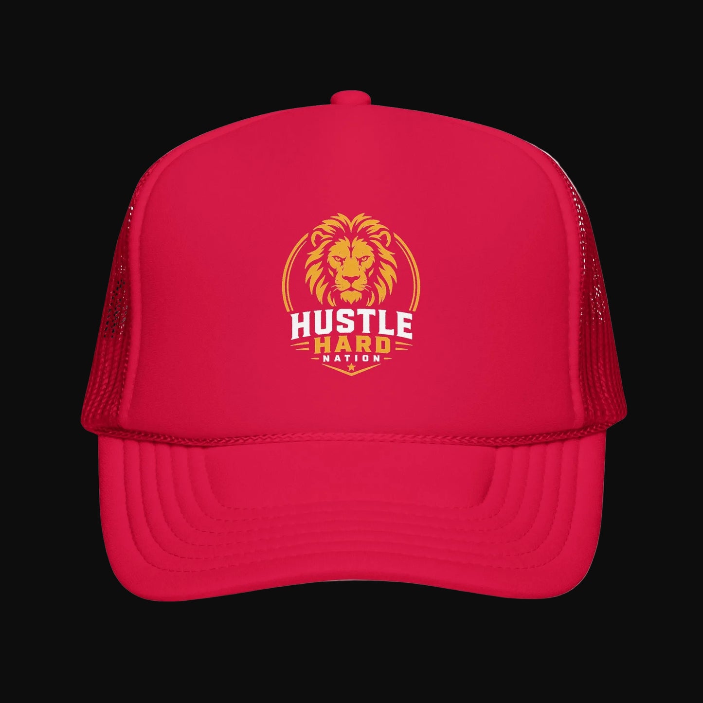 Hustle Hard™ Signature Lion Trucker Cap