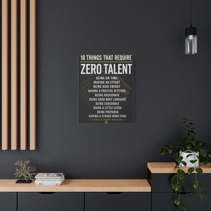 Hustle Hard™ Zero Talent Success Canvas