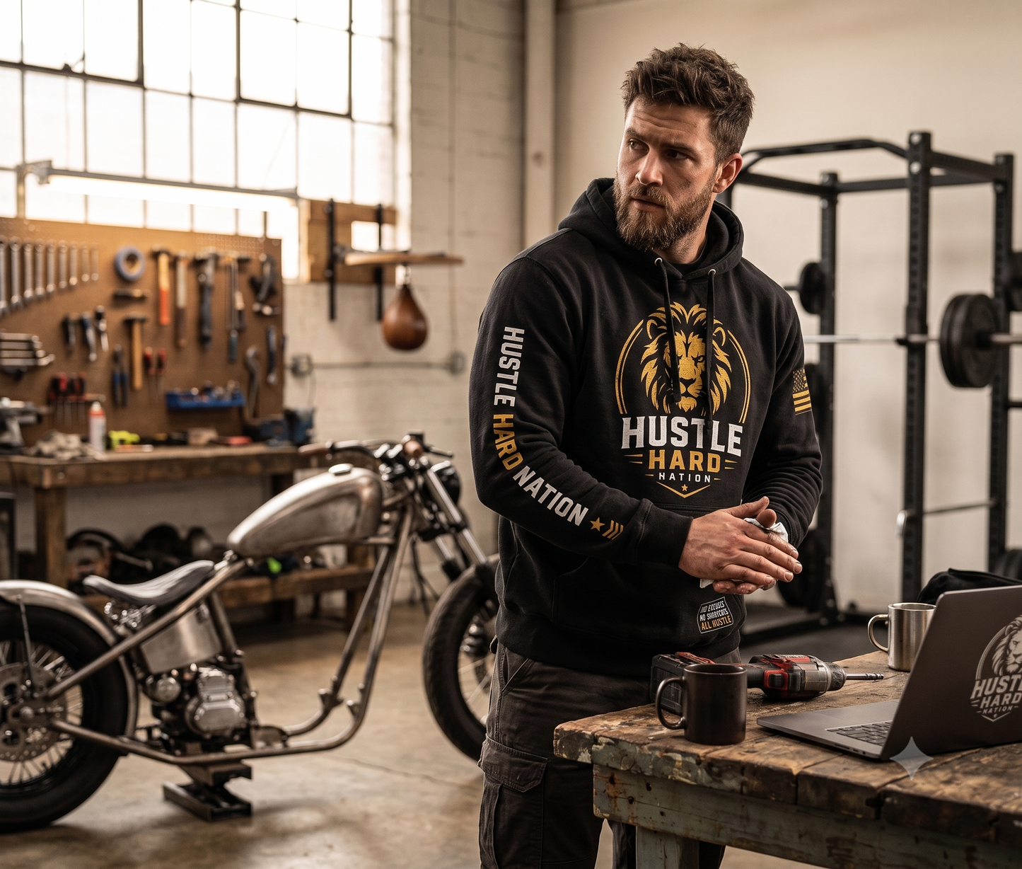 Founder Hoodie™ – Build. Hustle. Repeat. | Hustle Hard Nation