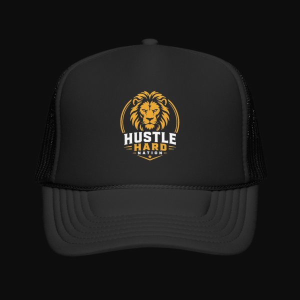 Hustle Hard™ Signature Lion Trucker Cap