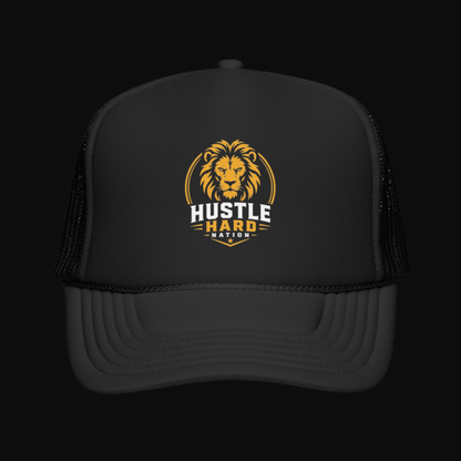 Hustle Hard™ Signature Lion Trucker Cap